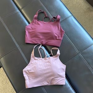 Two Nike sports bras size small Excellent